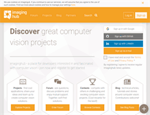Tablet Screenshot of imaginghub.com